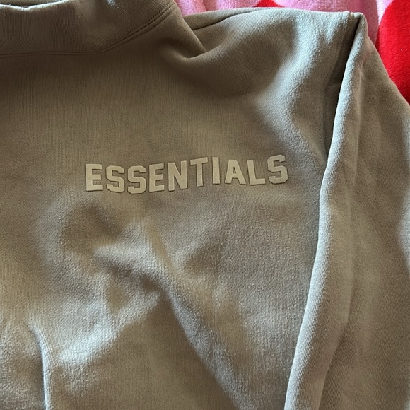 Essentials fear of god track suit mock neck sweater with nylon pants - Picture 3 of 11